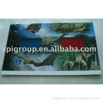 3D glasses/Die Cut 3D glasses shape